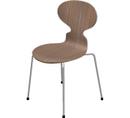 Ant Chair 3101, 46 cm, Clear varnished elm, Natural