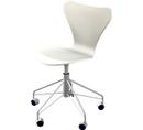 Series 7 Swivel Chair 3117, Clear varnished wood, Natural maple