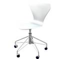 Series 7 Swivel Chair 3117, Lacquer, White