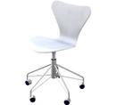 Series 7 Swivel Chair 3117, Coloured ash, White