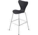 Series 7 Bar Stool 3187/3197, 76 cm, Coloured ash, Black