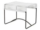 Acapulco Stool Outdoor, Blanco / negro