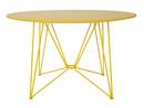 The Ring Table Indoor, Laminate Lemon yellow