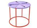 Acapulco Side Table Outdoor, Jacaranda - Orange / purple