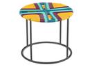 Acapulco Side Table Outdoor, Colores México No. 3 / black