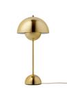 Flowerpot VP3 Table lamp, Polished brass
