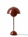 Flowerpot VP3 Table lamp, Red brown