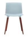 TAC Chair, Ice-blue (mat), Oiled walnut