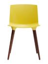 TAC Chair, Lemon (glossy), Oiled walnut