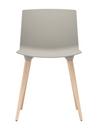 TAC Chair, Grey (mat), White pigmented oak