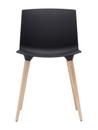 TAC Chair, Black (mat), White pigmented oak