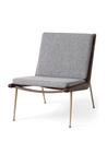 Boomerang Lounge Chair, Hallingdal , Oiled Walnut, Without armrests