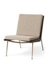 Boomerang Lounge Chair, Karakorum, Oiled Walnut, Without armrests