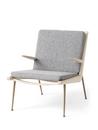 Boomerang Lounge Chair, Hallingdal , Soaped oak, With armrests