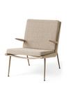 Boomerang Lounge Chair, Karakorum, Oiled Oak , With armrests