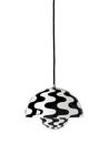 Flowerpot VP1 Pendant Lamp, Black/white