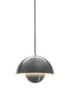 Flowerpot VP1 Pendant Lamp, Chrome-plated