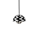 Flowerpot VP10 Pendant Lamp, Black/white