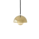 Flowerpot VP10 Pendant Lamp, Brass-plated