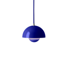 Flowerpot VP10 Pendant Lamp, Cobalt blue