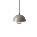 Flowerpot VP10 Pendant Lamp, Grey beige