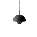 Flowerpot VP10 Pendant Lamp, Matt black