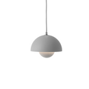 Flowerpot VP10 Pendant Lamp, Matt light grey