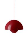 Flowerpot VP7 Pendant Lamp, Vermilion red