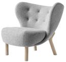 Little Petra Armchair, Hallingdal , White oiled oak