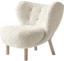 Little Petra Armchair, Sheepskin, Oiled oak