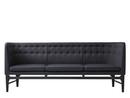 Mayor Sofa, Fabric Balder 3 Greyish black, Black stained oak