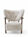 Wulff Lounge Chair, Sheepskin, Oiled Walnut