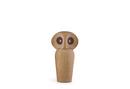 Owl, Small (H 12 cm), Natural oak