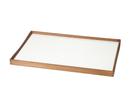 Turning Tray, L (38 x 51 cm), Black/White