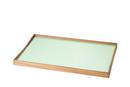 Turning Tray, M (30 x 48 cm), Black/Green