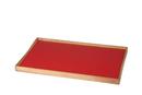 Turning Tray, M (30 x 48 cm), Black/Red