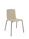 Aava Chair, Black, Beige, Without armrests