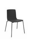 Aava Chair, Black, Black, Without armrests