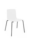 Aava Chair, Black, Wool white, Without armrests