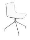 Catifa 46 Swivel Chair, Bicoloured, Back anthracite, seat white