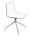 Catifa 46 Swivel Chair, Bicoloured, Back black, seat white