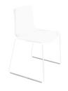 Catifa 46 Sledge, White, Unicoloured, White, Without armrests