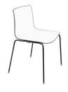 Catifa 46 Tube, Black, Bicoloured, Back anthracite, seat white, Without armrests