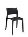 Juno Chair, Black, Without armrests