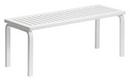 Bench 153, White varnish, Width 725 mm