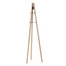 Kiila Coat Stand, Ash clear lacquer, Black