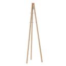 Kiila Coat Stand, Ash clear lacquer, White