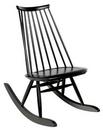Mademoiselle Rocking Chair, black lacquered birch
