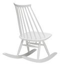 Mademoiselle Rocking Chair, White lacquered birch
