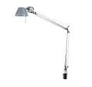 Tolomeo Tavolo, Aluminium, With USM mounting base for USM Haller table leg, Halogen bulb